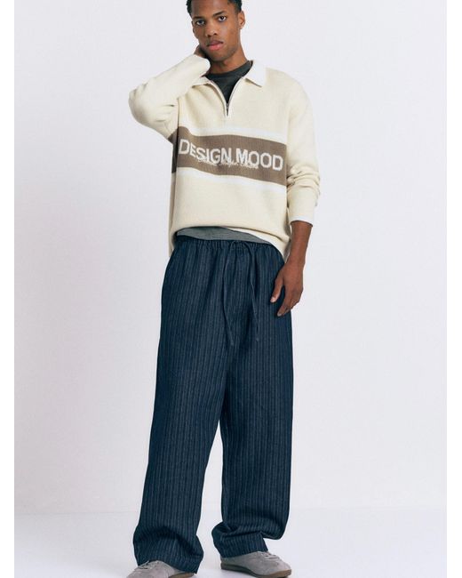 Pull&Bear Pullover in White für Herren