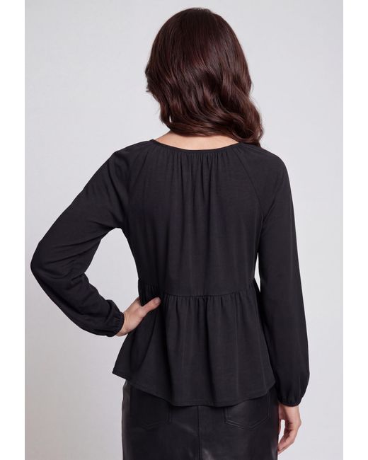 faina Black Bluse