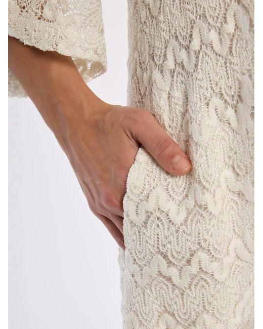 Ana Alcazar White Kleid Dilla