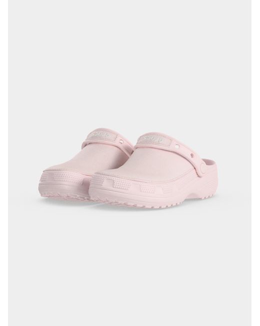 CROCSTM Pink Clogs Classic Crafted