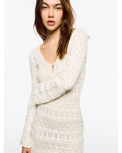 Bershka White Kleid