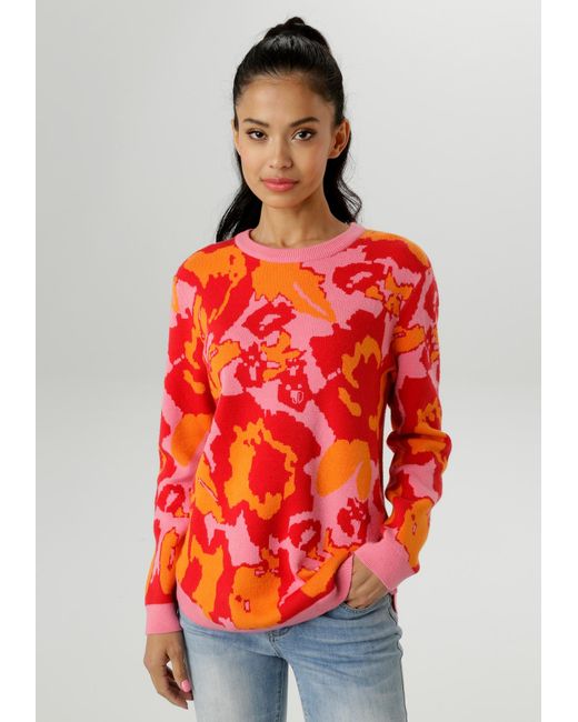 Aniston SELECTED Red Pullover