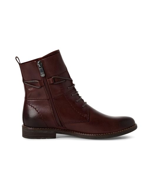 Marco Tozzi Brown Schnürstiefelette