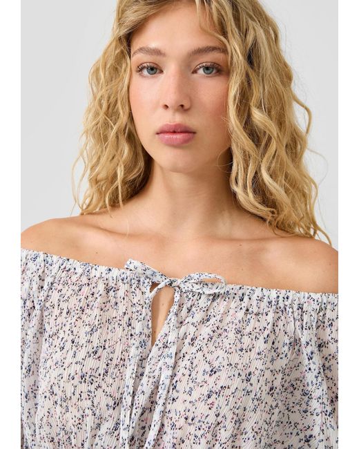 QS Gray Bluse