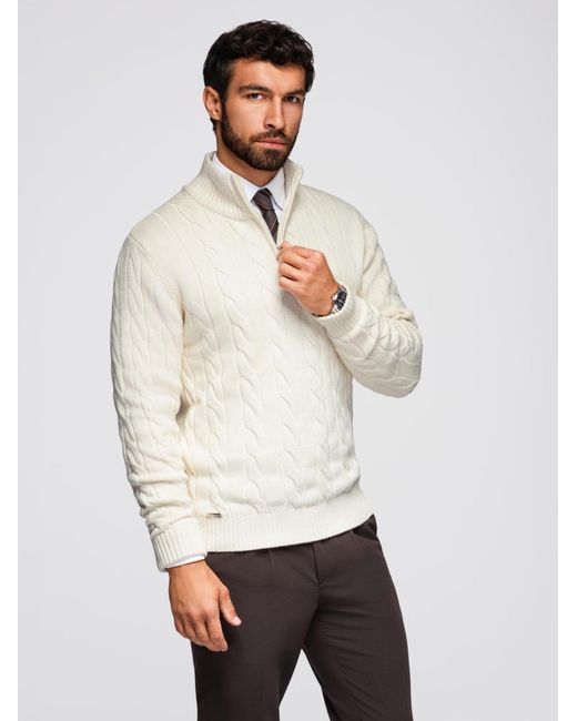 Ombre Pullover in White für Herren