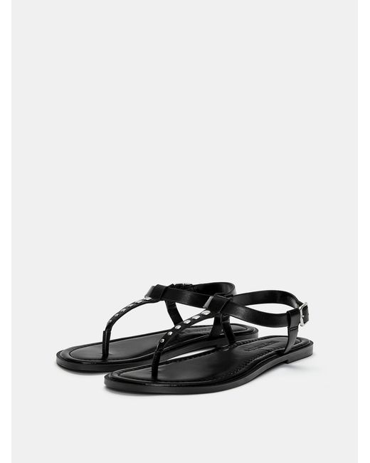 Pull&Bear Black Zehentrenner