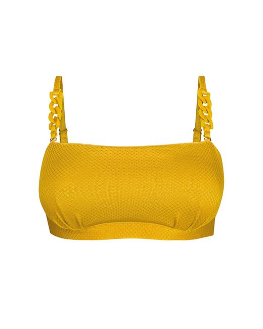 MARC & ANDRÉ Yellow Bikinitop