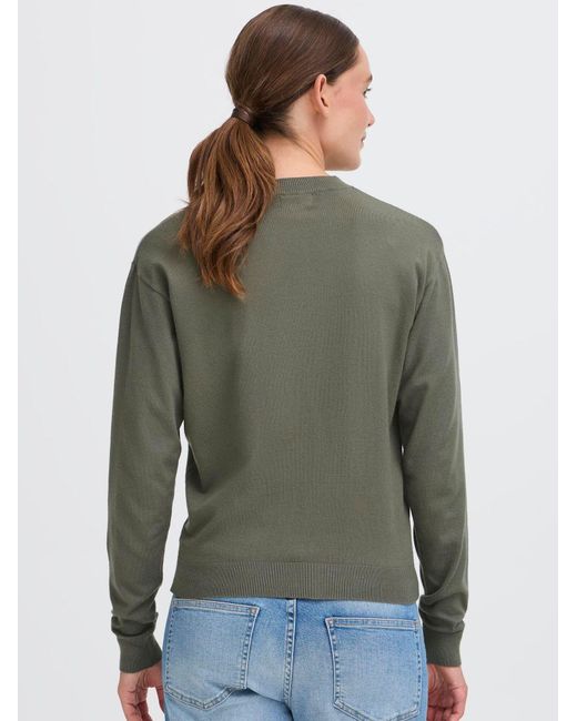 Oxmo Green Strickpullover Oxiscanny Ls