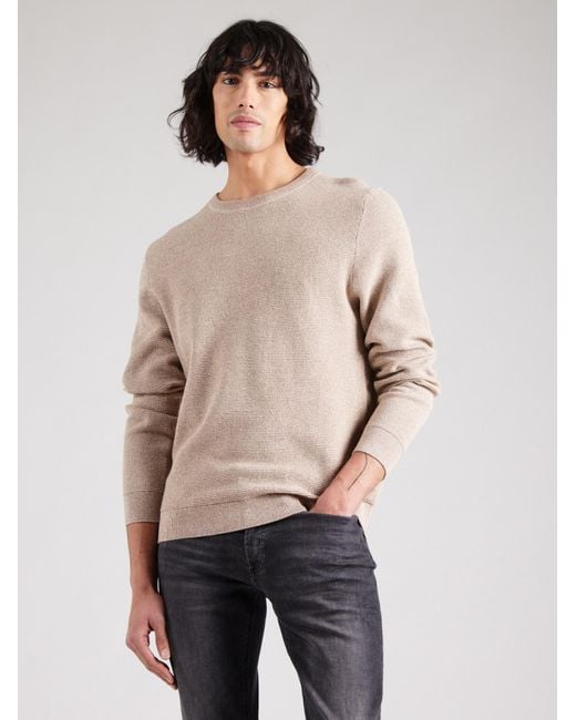 SELECTED Pullover Slhross in Natural für Herren