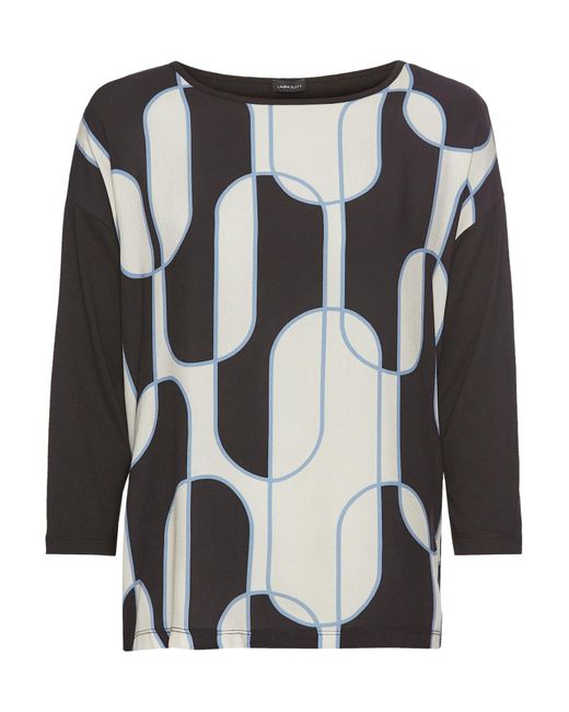 Laura Scott Black Bluse