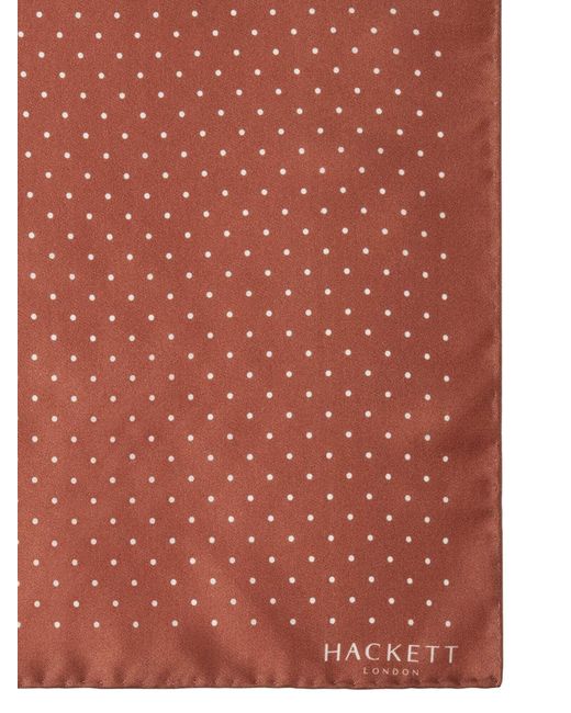 Hackett Einstecktuch Mayfair in Orange für Herren
