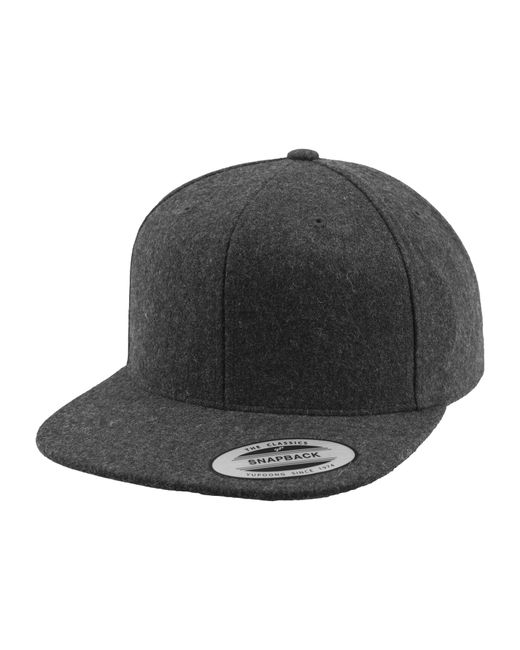 Flexfit Black Cap Melton Wool