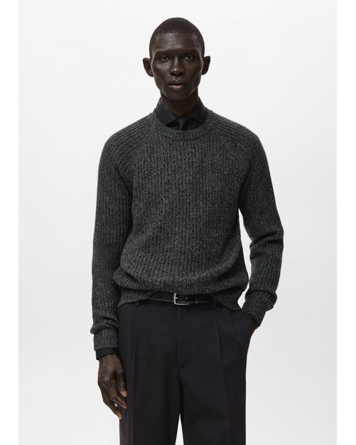 Mango Pullover in Black für Herren