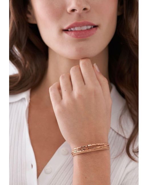 Fossil White Armband