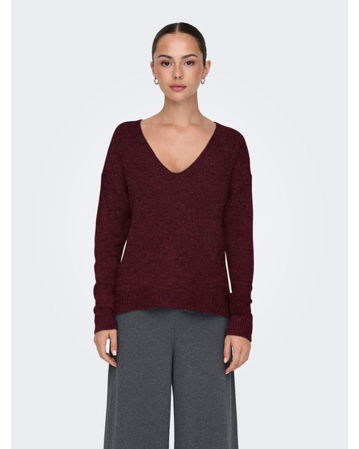 Jdy Purple Pullover Elanora