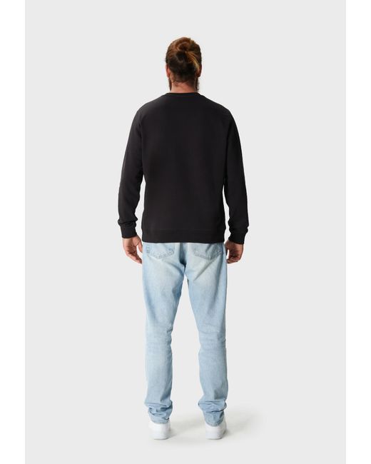 Oldskull Sweatshirt Plain Basic in Black für Herren