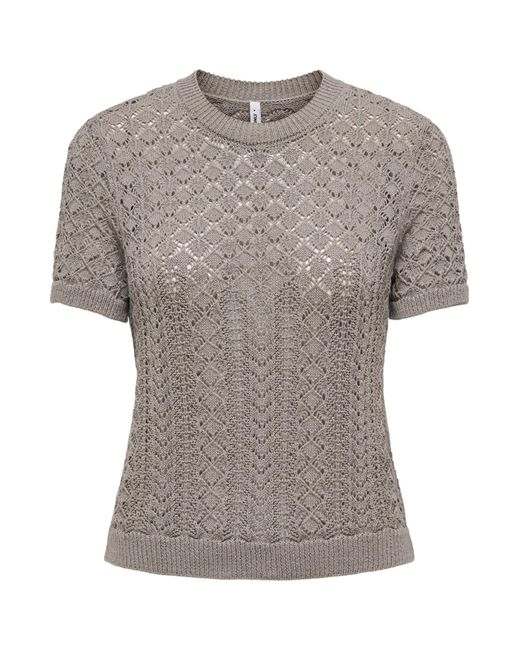 ONLY Gray Pullover Onlsaga