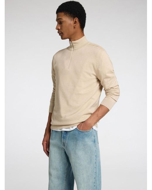 SELECTED Pullover Slhberg in Natural für Herren