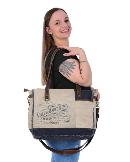 Sunsa Metallic Shopper