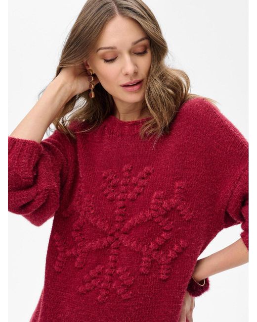 Blue Shadow Red Pullover