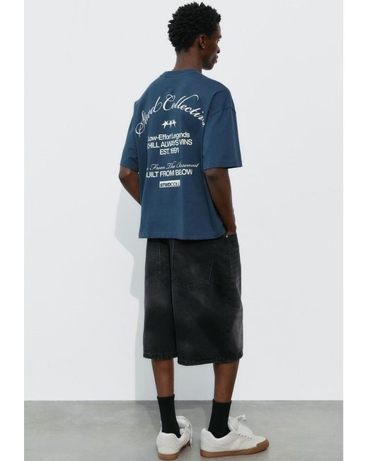 Pull&Bear Shirt in Blue für Herren