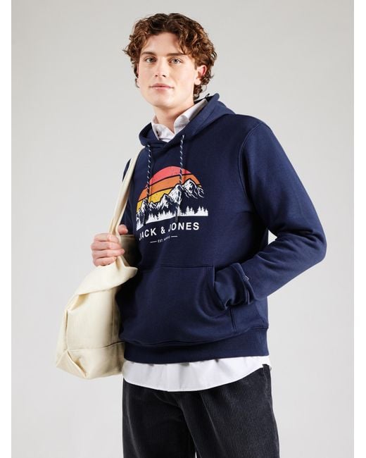 Jack & Jones Sweatshirt Jjexplorer in Blue für Herren