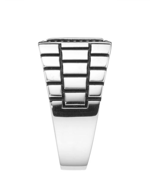 GIORGIO MARTELLO MILANO Ring in Metallic für Herren