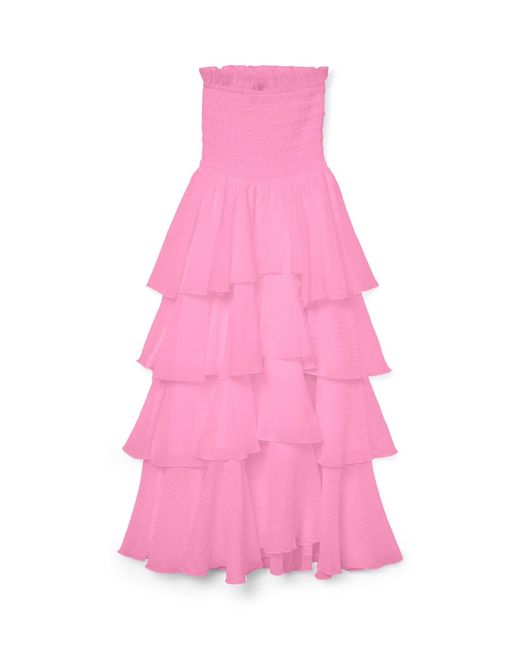 Vero Moda Pink Kleid 'Vmdelilah'