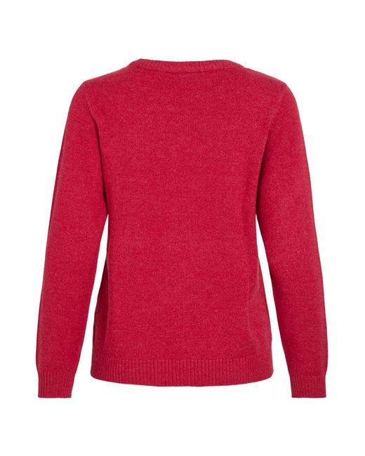 Vila Red Pullover Viril