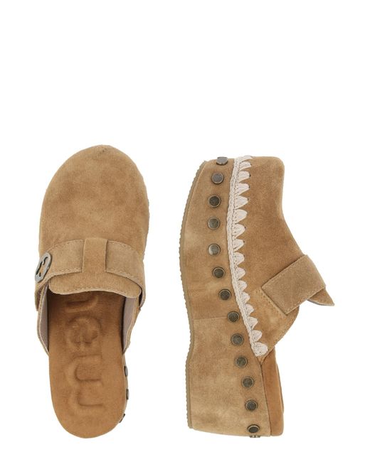 Mou Brown Clogs