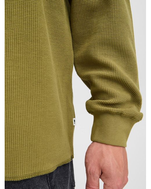 Solid Sweatshirt Marwin in Green für Herren