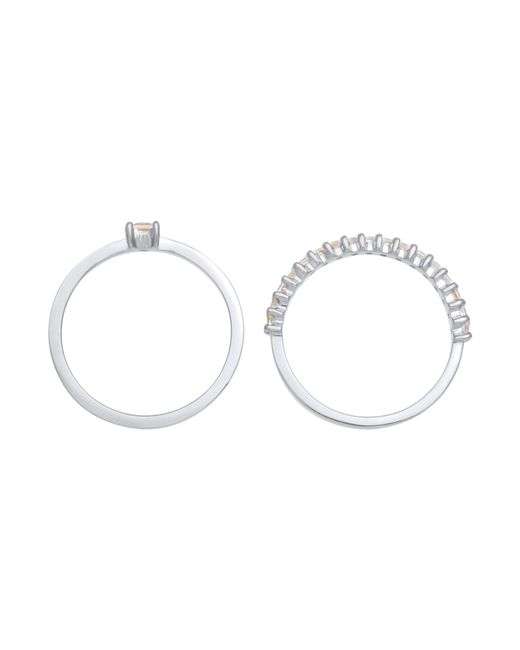 Elli Jewelry Metallic Ring Kristall Ring