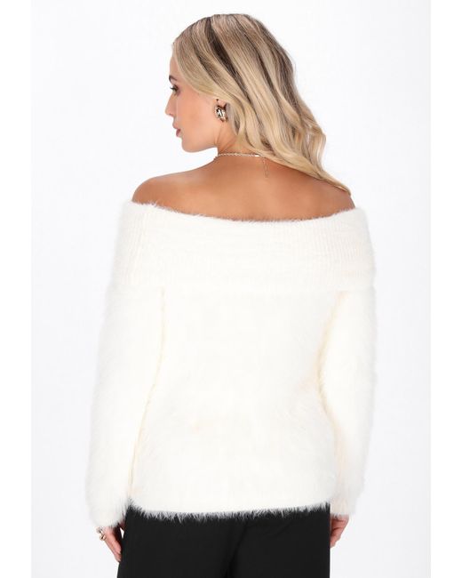 faina White Pullover