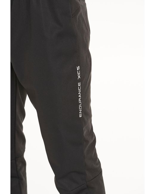 Endurance Softshellhose 'naval' in Black für Herren