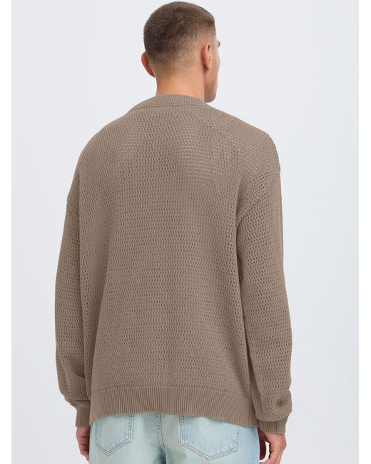 Solid Pullover Sdtysonio in Brown für Herren