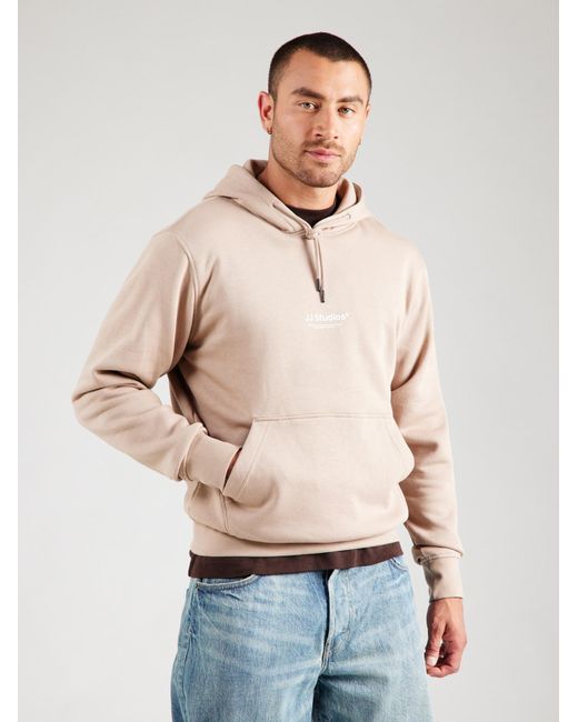 Jack & Jones Sweatshirt Jjesoho in Natural für Herren