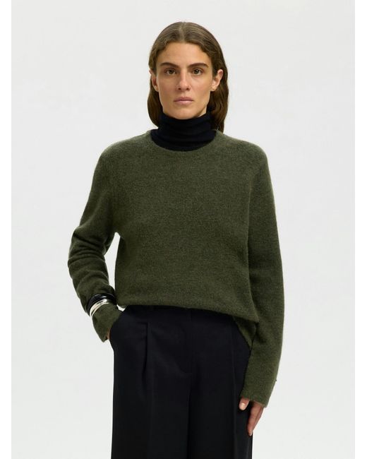 SELECTED Green Pullover Slwlulu