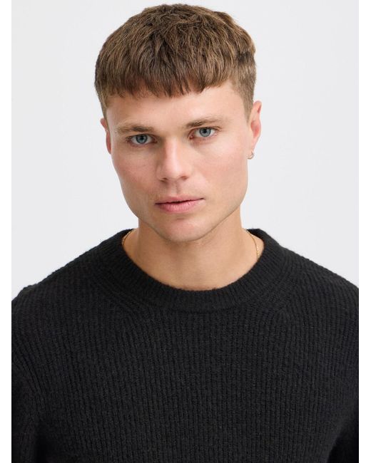 Solid Pullover Sdmack in Black für Herren