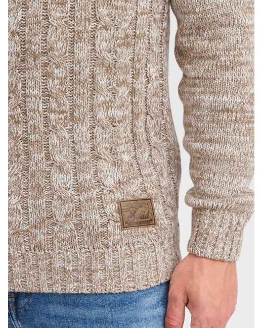 Solid Pullover Philemon in Natural für Herren