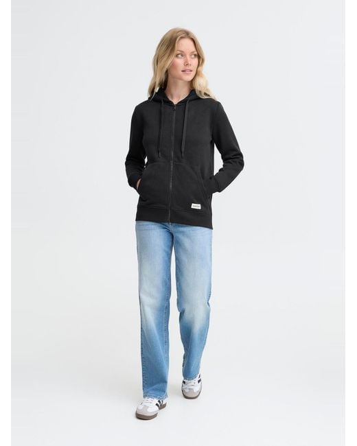 Oxmo Black Kapuzensweatjacke Oxkaren