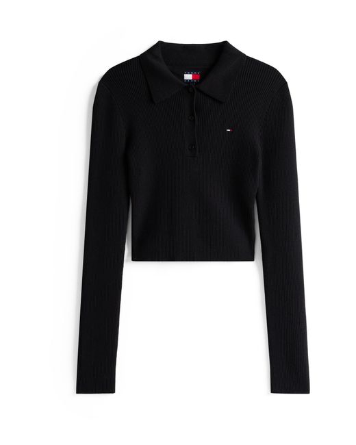 Tommy Hilfiger Black Pullover Essential