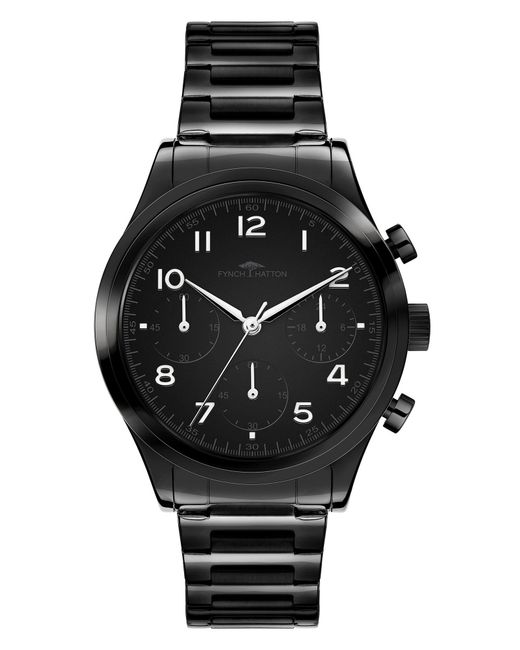 Fynch-Hatton Black Analoguhr