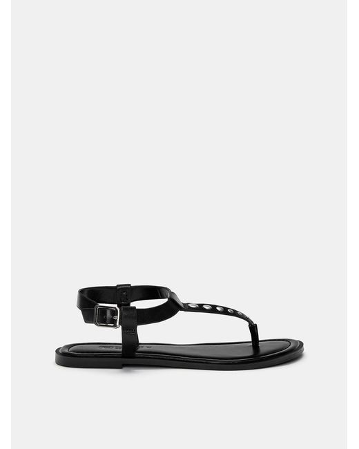 Pull&Bear Black Zehentrenner