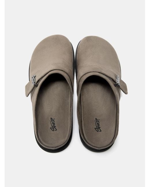 Pull&Bear Pantolette Stwd in Gray für Herren