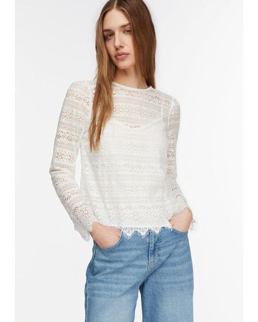 Comma, White Bluse