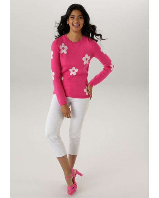 Aniston SELECTED Pink Pullover