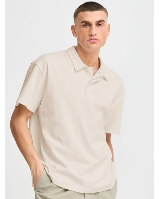 Solid Poloshirt Sdoswald in White für Herren