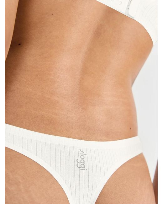 Sloggi White String
