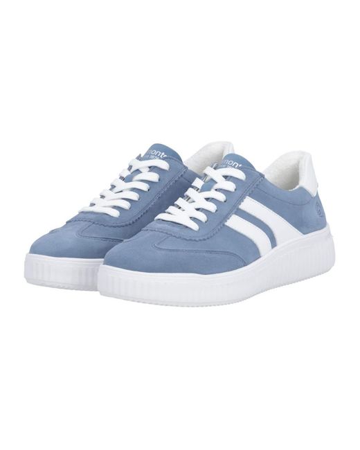 Remonte Blue Sneaker Low Basic