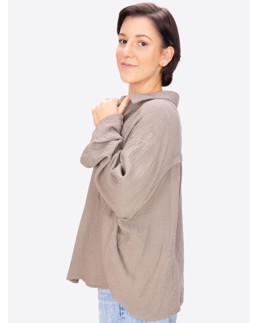 Seasons of April Gray Bluse Sasha